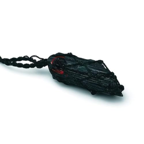Image of REMEDYWALA Charged Energized Raw Stone Thread Cage Wrapped Pendant | Raw Stone Thread Cage Wrapped Pendant for Women and Men