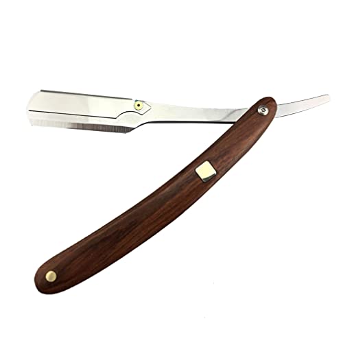 Manual Razor for Men Replaceable Blade Razor Mens Razors for Shaving Men Razor Straight Razor Straight Shaving Safe Razor Shaving Razor Double Rasuradoras Para Hombres Metal Bamboo
