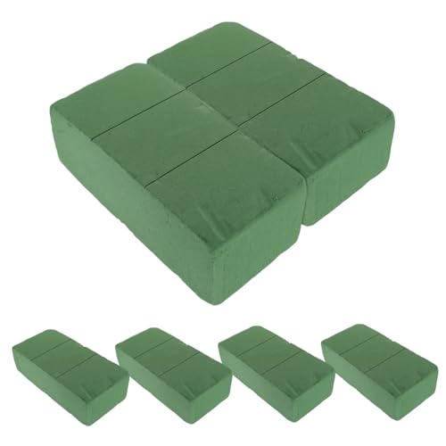LIFKOME 6Pcs Floral Foam Blocks for Fresh and Artificial Flower Arrangements Versatile Dry Foam Bricks for Weddings DIY Crafts and Floral Decoration