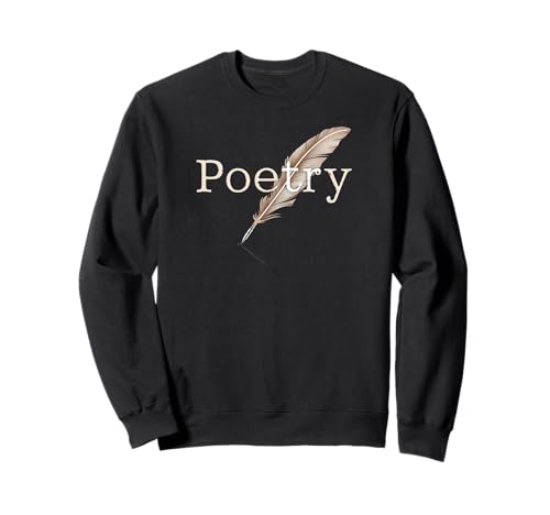 Camiseta de regalo para escritor de plumas para amantes de la poesía Sudadera