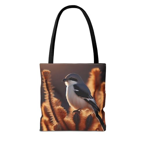Premium Loggerhead Shrike Tote Bag with Reinforced Stitching, 13 or 16 Inch Size2