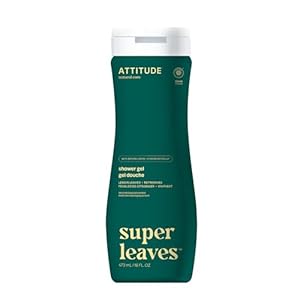 ATTITUDE Physique Wash, EWG Verified Bathe Gel, Dermatologically Examined, Plant and Mineral-Based mostly, Vegan Private Care Merchandise,