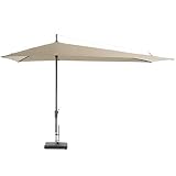 Madison Parasol Asymmetric Sideway 360x220 cm ecru PC15P016
