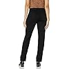 NYDJ womens Petite Marilyn Straight Leg Jeans, Black, 12 Petite US