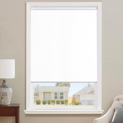 Chrisdowa CLR2272 Cordless 100% Blackout Roller Shade Thermal Insulated Uv Protection thumb #1
