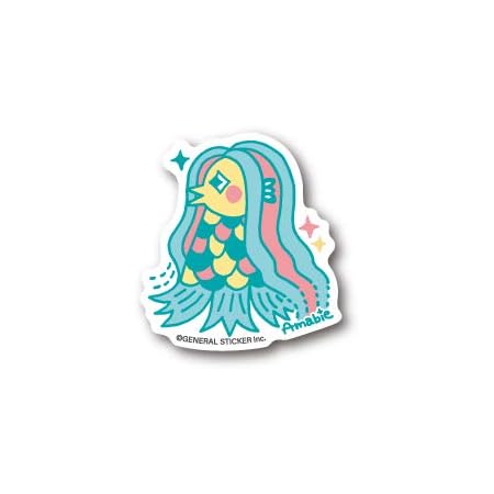 Amazon Co Jp アマビエ ミニステッカー 妖怪 疫病退散 コロナウィルス対策 アマビエチャレンジ イラスト 厄除け お守り Gsjs グッズ 108 文房具 オフィス用品