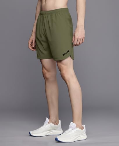 Image of BULLAR Premium Polyester Training Shorts Combo, Gym wear, Running, Sports,Workout Dryfit, Quick Dry Shorts with Drawstring