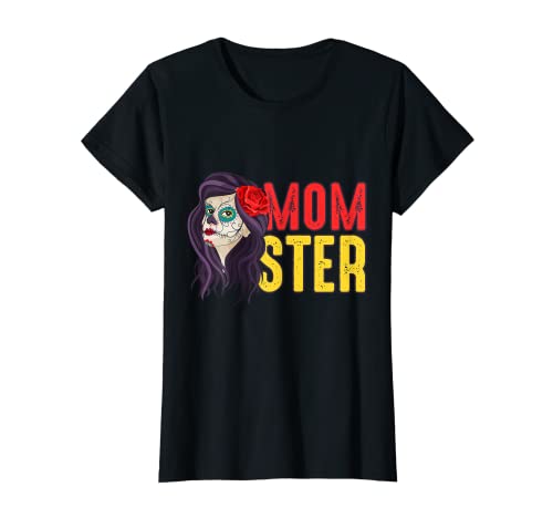 Momster Monster Mom Halloween Funny Gift For Moms T-Shirt