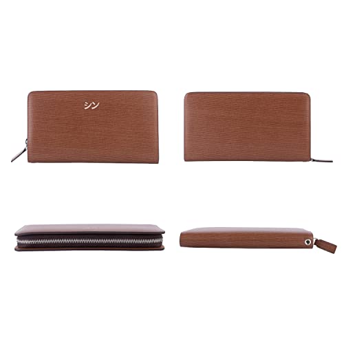 SHINKO Italian Leather Unisex Clutch Purse Wallet, Large Bifold Wristlet for Women. Women's Professional Organizer Purse, Wristlet with Phone Pocket, Men's Leather Wallet Long Purse3