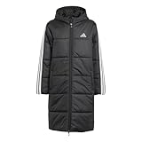 [アディダス] コート キッズ 3ストライプロングコート ユニセックス子供 JYD14 ブラック/ホワイト (JW2484) 150