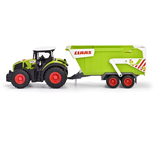 Dickie Toys - CLAAS Traktor mit Anhänger (64 cm) - großer Spielzeug-Trecker mit Freilauf-Mechanik für Kinder ab 3 Jahren… – Bild 4