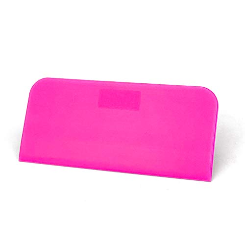 Pink Rubber Squeegee, Vinyl Wrap Squeegee, Soft Glass Squeegee, for Installing Car Vinyl Wrap, Window Tint Film and Screen Printing,4.7x2.2in