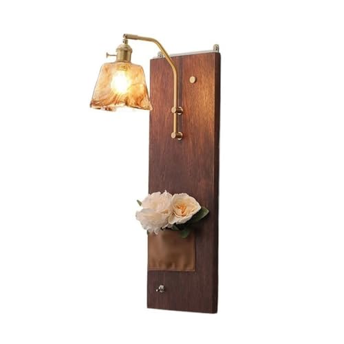 Lampe murale en bois pour intérieur éclairage de salon et chambre