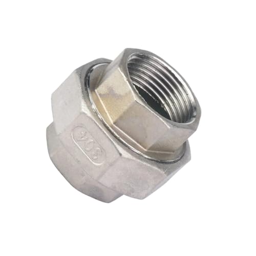 Conector recto hembra de acero inoxidable 304 de rosca BSP para tubería 6