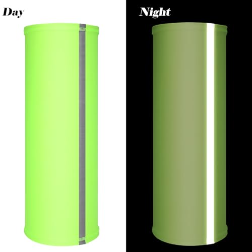 Image of SATINIOR 4 Pcs Neck Gaiter Face Mask for Men Reflective Face Cover Scarf Summer UV Sun Protection Balaclava Bandana for Work