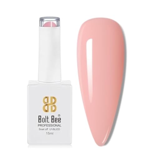 Image of Bolt Bee Skin Color Gel Nail Polish Soak Off UV Gel DIY at Home Manicure Salon Nail Art (139, 15ml)