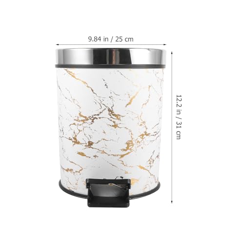 Caneca de Basura Plástica con Pedal 8L para Cocina miniatura 2