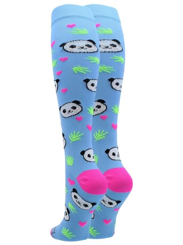 MadSportsStuff Happy Panda Bear Soccer Socks for Girls Boys Kids Women Youth Over the Calf Gift Accessories4