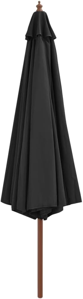 Garden parasols Outdoor with Wooden Pole Patio Umbrella Balcony Garden Parasol Outdoor parasols