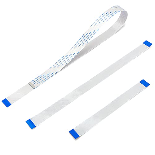 Image of OSOYOO 3PCS Flexible Flat Ribbon Cable 15Pin 1mm Type A FFC for DSI Screen