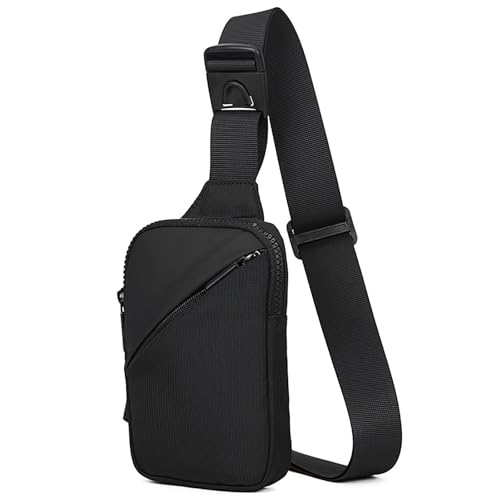 Image of Mini Crossbody Sling Bag for Men & Women, Small Phone Chest Bag for Travel