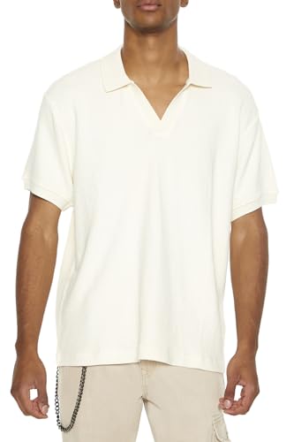 Polo à col fendu homme col tunisien sans bouton Forever 21