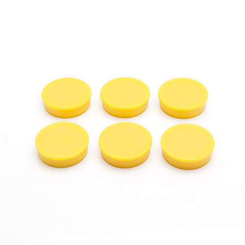 Round Fridge Magnets, Button Shaped, Small Colorful Magnetic Discs For Kitchen, Cabinet Or Classroom, Perfect Whiteboard Supplies For Teachers - 24 Bullseye Office #TOP7