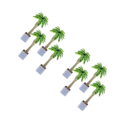 Happyyami 2 Juegos Planta Bonsái Árbol Falso En Miniatura Árbol En Miniatura Árboles para Maquetas De Trenes Árbol Modelo De Mesa De Arena Árbol Bonsai Falso El Plastico Green 4 Uds * 2