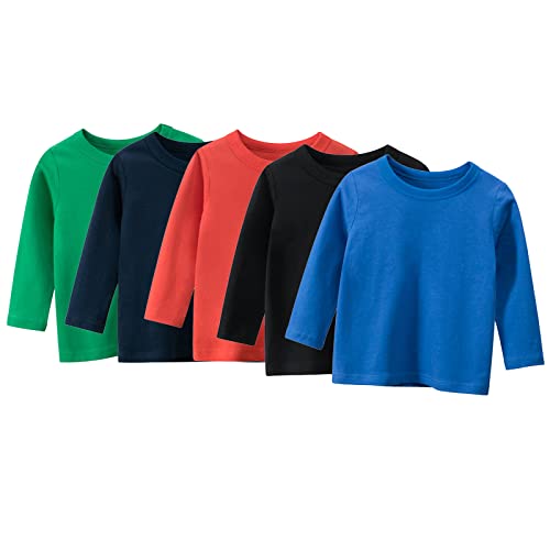 Betadog Toddler Boys Sweatshirts Toddler Cotton Long Sleeve Pullover Sweatshirts Kids Crewneck Tops