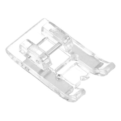 Garneck Pied presseur transparent pour machines à coudre Singer – Pied presseur transparent pour coutures satinées et boutonnières – Convient pour les...