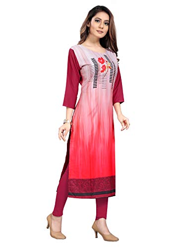 Image of Women's Crepe Straight Kurta