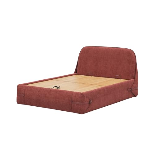Image of Wakefit Hibernis Queen Size Hydraulic Storage Upholstered Bed