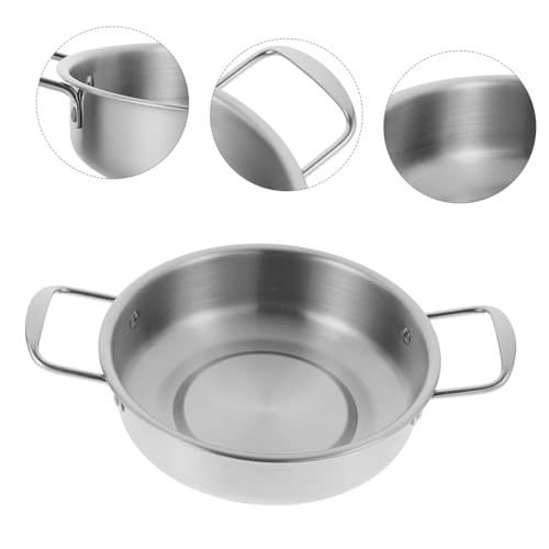 Wok de acero inoxidable Garneck con tapa y asas miniatura 3