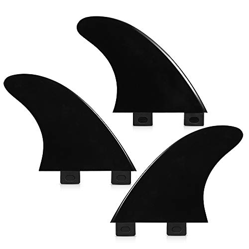 LOUJIN Propulsores de quilhas de prancha de surfe 3PCS/2PCS Fins Fibra de vidro Nylon Surf Fins GL/G