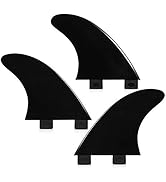 Lixada 3PCS / 2PCS Fins Surfboard Fin Thrusters Tir Fins Fiberglass Nylon Surf Fins GL/ M5 / G5