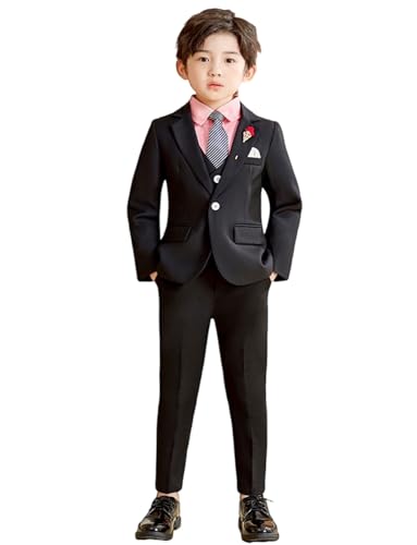 Ensemble tuxedo 3 pièces pour mariage costume garçon cérémonie avec veste