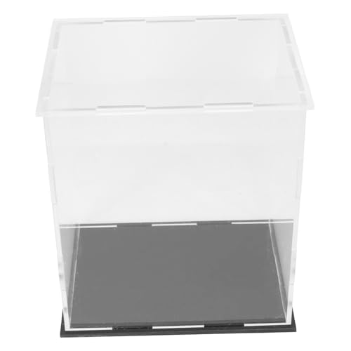 NOLITOY Caja de Almacenamiento Acrílica Transparente para Exhibición y Protección de Resistente al Polvo y Humedad Desmontable para Coleccionistas