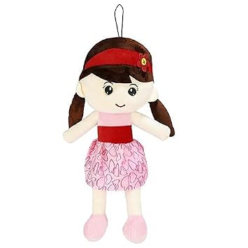 HELLO BABY Polyester Super Soft Stuffed Doll for Baby Girls, Washable Cuddly Soft Plush Toy, Helps to Learn Role Play, Safe Toy for Kids - Pink Color 60Cm