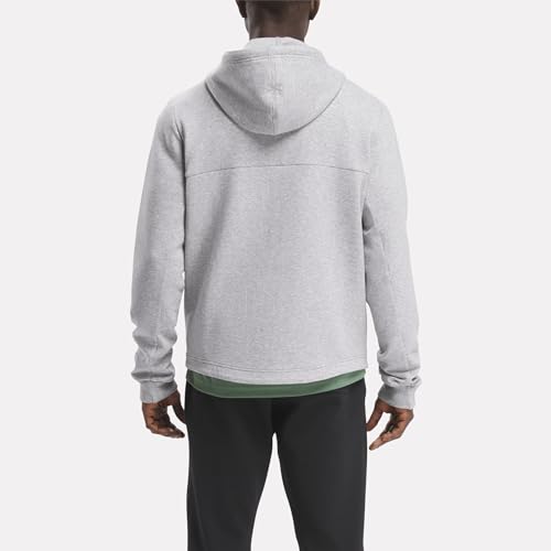 Sweater Homme Reebok Active Essentials en molleton gris confortable - 5