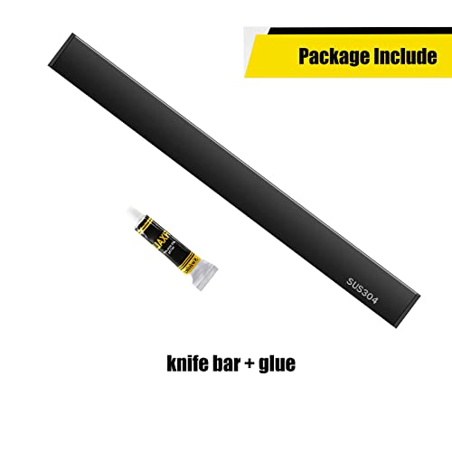 Redcall Magnetic Knife Holder,Kitchen Knife Magnetic Strip Knives Magnet Shelf Bar Storage Rack For Wall (16 Inch, Black) #TOP6