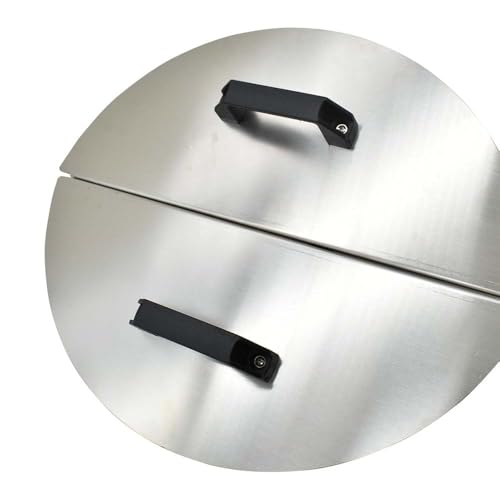 GOODLAND BEE SUPPLY HELID-SS Tampa extrator de mel de apicultura para extrator manual (par) - Aço in