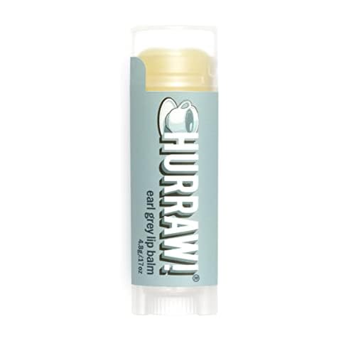 Hurraw! Earl Grey Lip Balm: Organic, Certified Vegan, Cruelty and Gluten Free. Non-GMO, 100% Natural Ingredients. Bee, Shea, Soy and Palm Free. Made in USA Cover