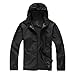 Manteau rapide pour homme et femme - Protection solaire fine et ultra légère, noir, X-Large