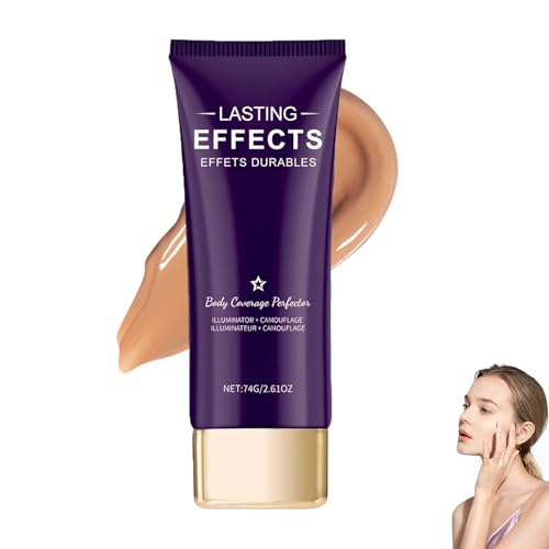 Body Coverage Perfector,Maquillaje de Piernas,Maquillaje Corporal Resistente al Agua,Maquillaje Tapar Tatuajes,Cicatriz Corrector,Ligero y Natural,Consigue una Piel Perfecta Fácilmente,Oscuro