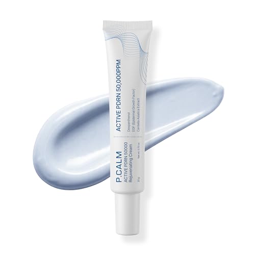 P.CALM Active PDRN 50000 Rejuvenating Cream | Hydrating Moisturizer with Niacinamide & Panthenol for Skin Renewal Reduced Downtime Look & Plump Glow | Korean Skincare 20g / 0.7 oz