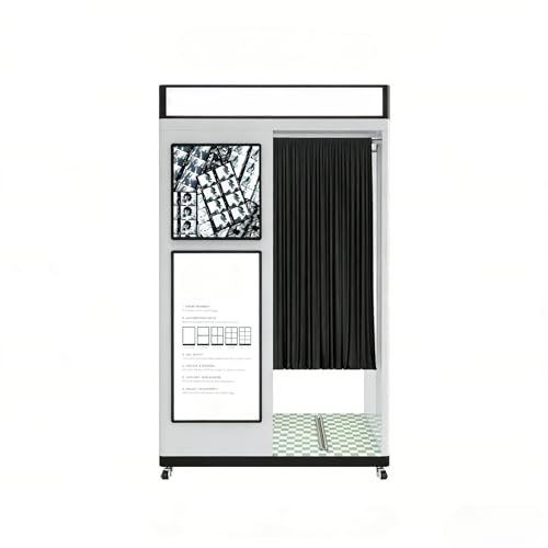 Commercial Outdoor Photo Kiosk - Weatherproof Automatic Selfie Station with Gesture Control and Custom Branding for Shopping Malls and Tourist Attractions, Interactive Camera Booth