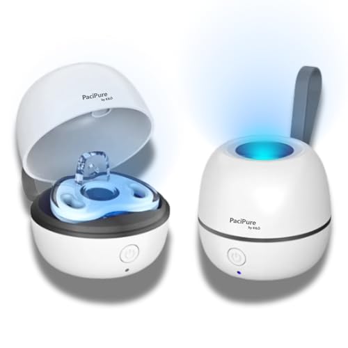 Image of PaciPure by KILÖ – UV Portable Pacifier Sanitizer – Compact UV Light Cleaner for Baby Pacifiers and Small Items – Travel-Friendly, On-The-Go & BPA-Free
