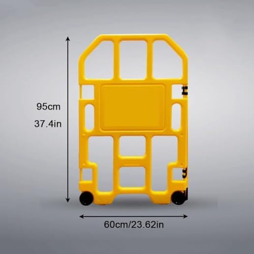 Portable Folding Expandable Safety Fence, 95x120cm Plastic Baby Gate with Attachable Clip, Versatile Mobile Barrier for Kids and Pets