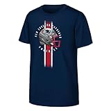T-Shirt Play Hard NFL New England Patriots Navy
