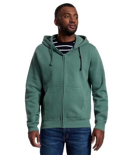 U.S. POLO ASSN. Mens Long Sleeve Full Zip Hoodie Evening Cactus X-Large